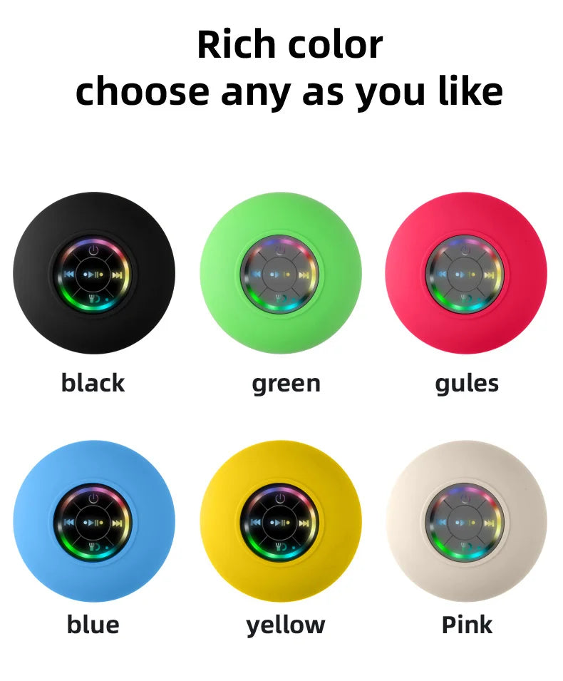 OZKVVM Speaker - Bluetooth 5.0 and waterproof design