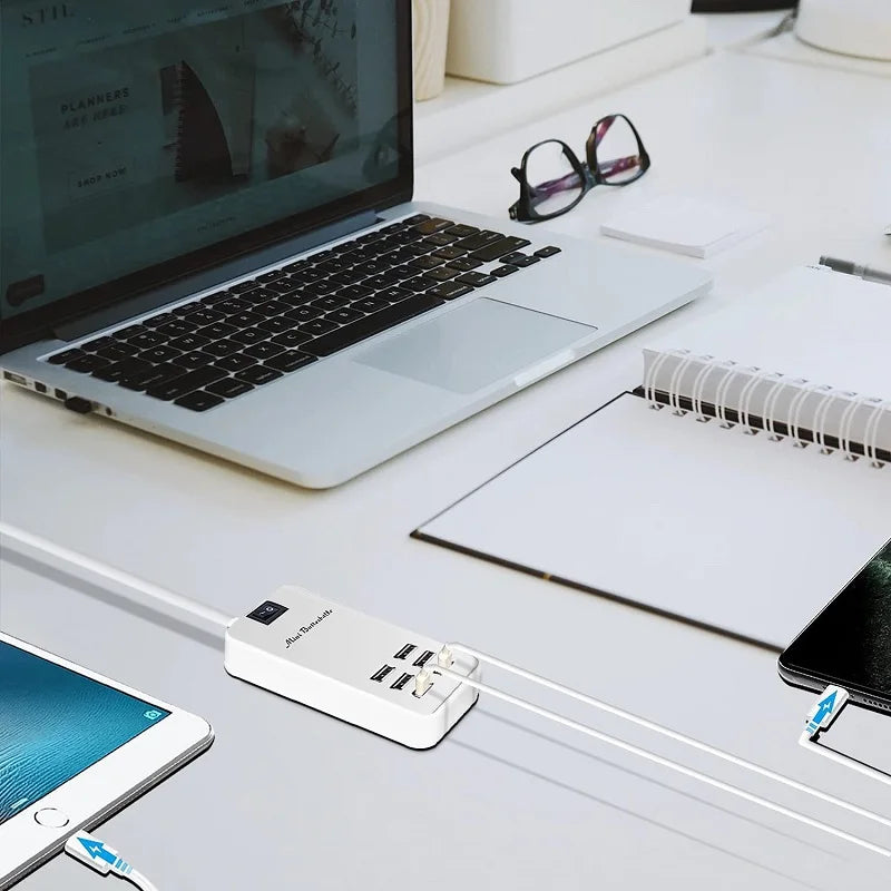 6-Port USB Wall Charger - 6-port output