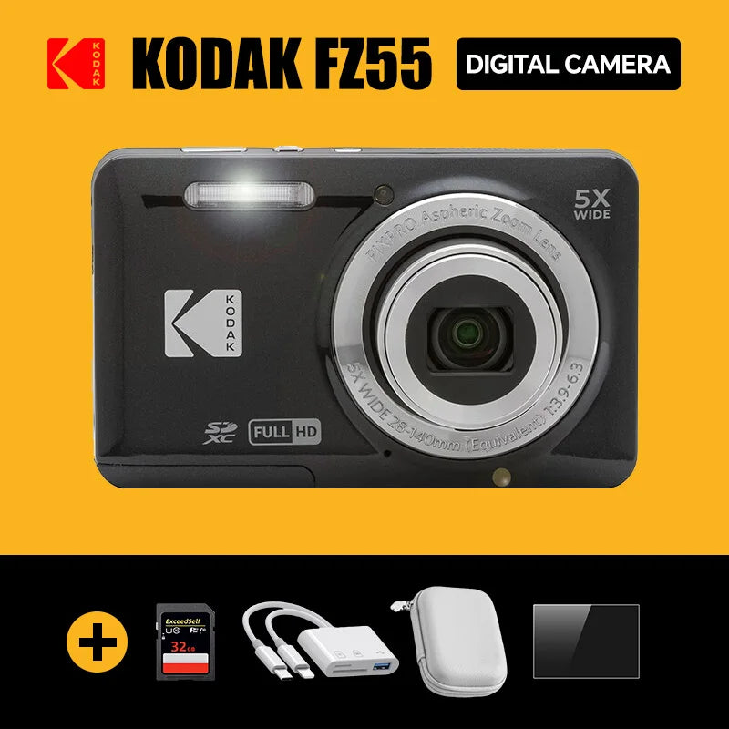 Kodak PIXPRO FZ55 Digital Camera - 16MP, 5X Zoom and 1080P Video