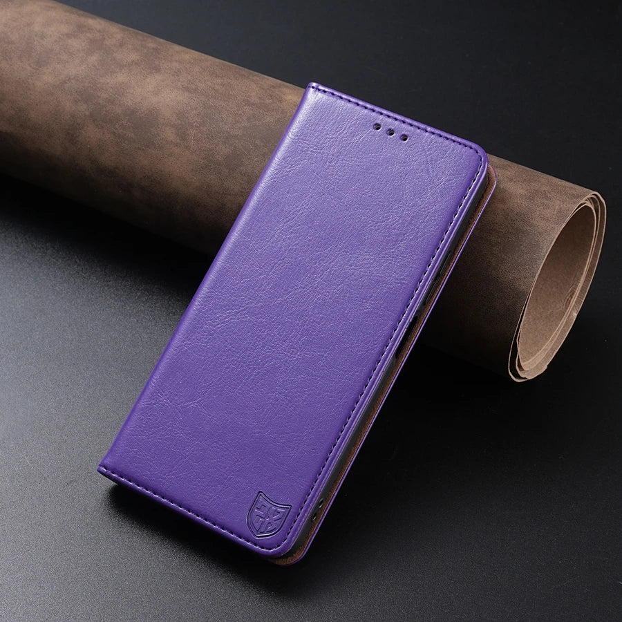 Protective Phone Case for Xiaomi Redmi - magnetic hold, wallet card slots