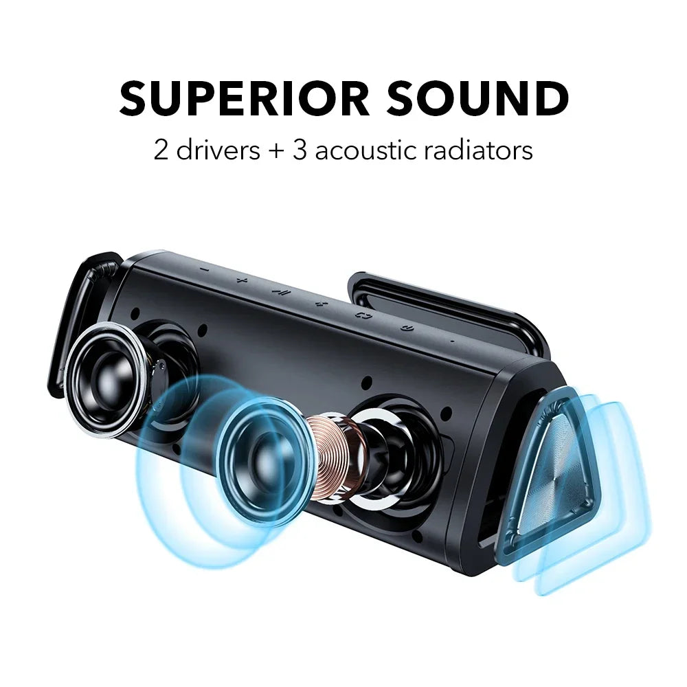 Mifa A10+ Bluetooth Speaker - 25W output, Bluetooth 5.0, Yes waterproof