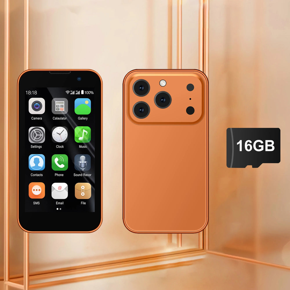 SERVO Mini Smartphone - 3.0" Display, Face Unlock and Pocket-Size Design