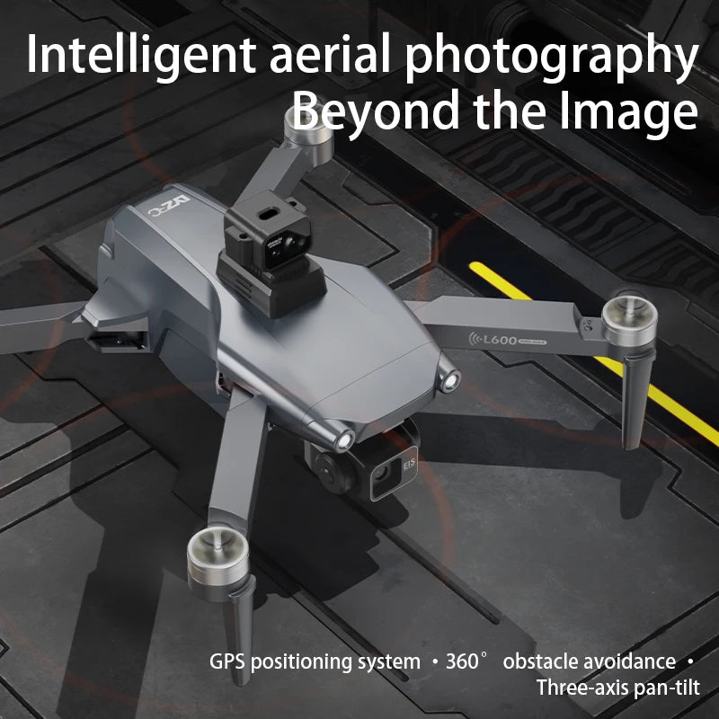 L600 Pro Max Professional Drone - 8K camera, gimbal stabilization and obstacle avoidance