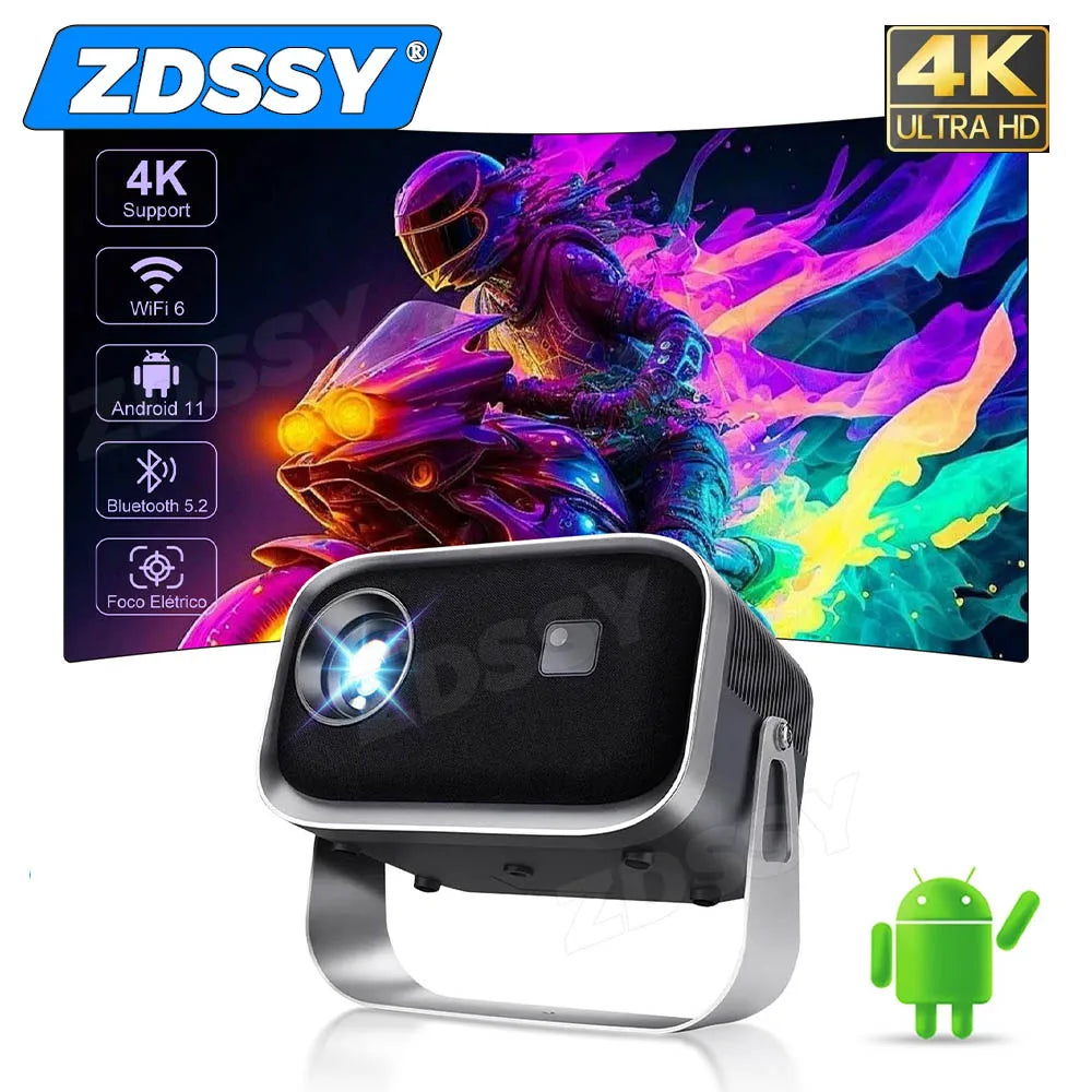ZDSSY P28B Projector - 720P support, Android 11, 150 brightness