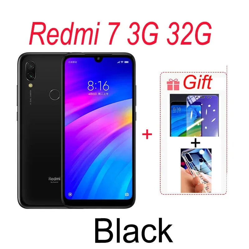 Xiaomi Redmi 7 Smartphone - 6.81" display, 8MP camera