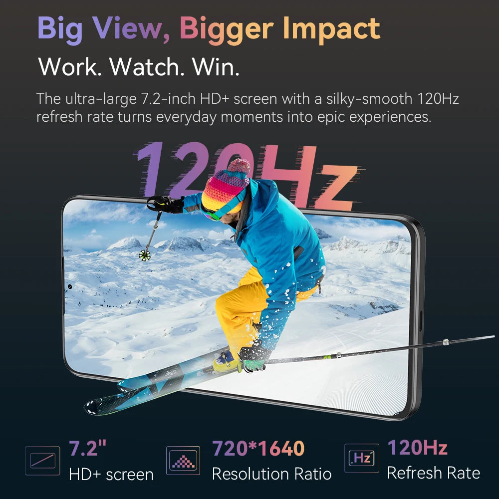 Cubot Note 60 Smartphone - 7.2" display 120 Hz, 16MP camera