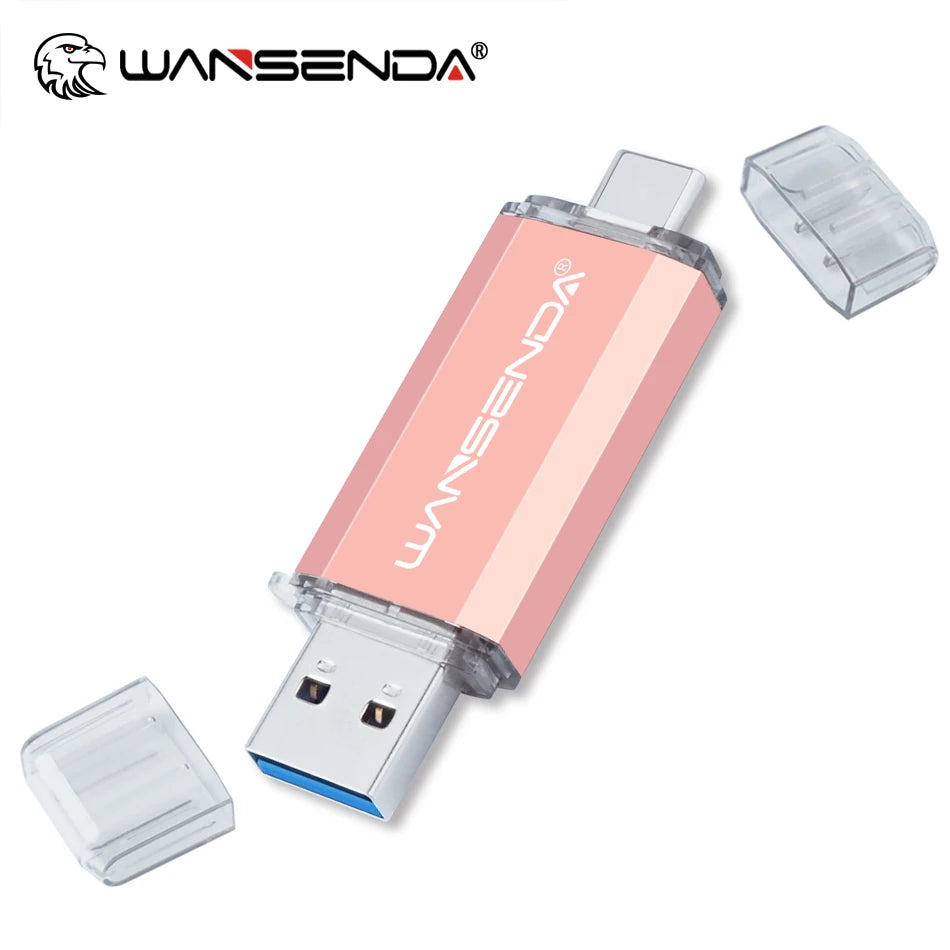 OTG USB 3.0 Flash Drive - Dual USB and Type-C Portable Storage