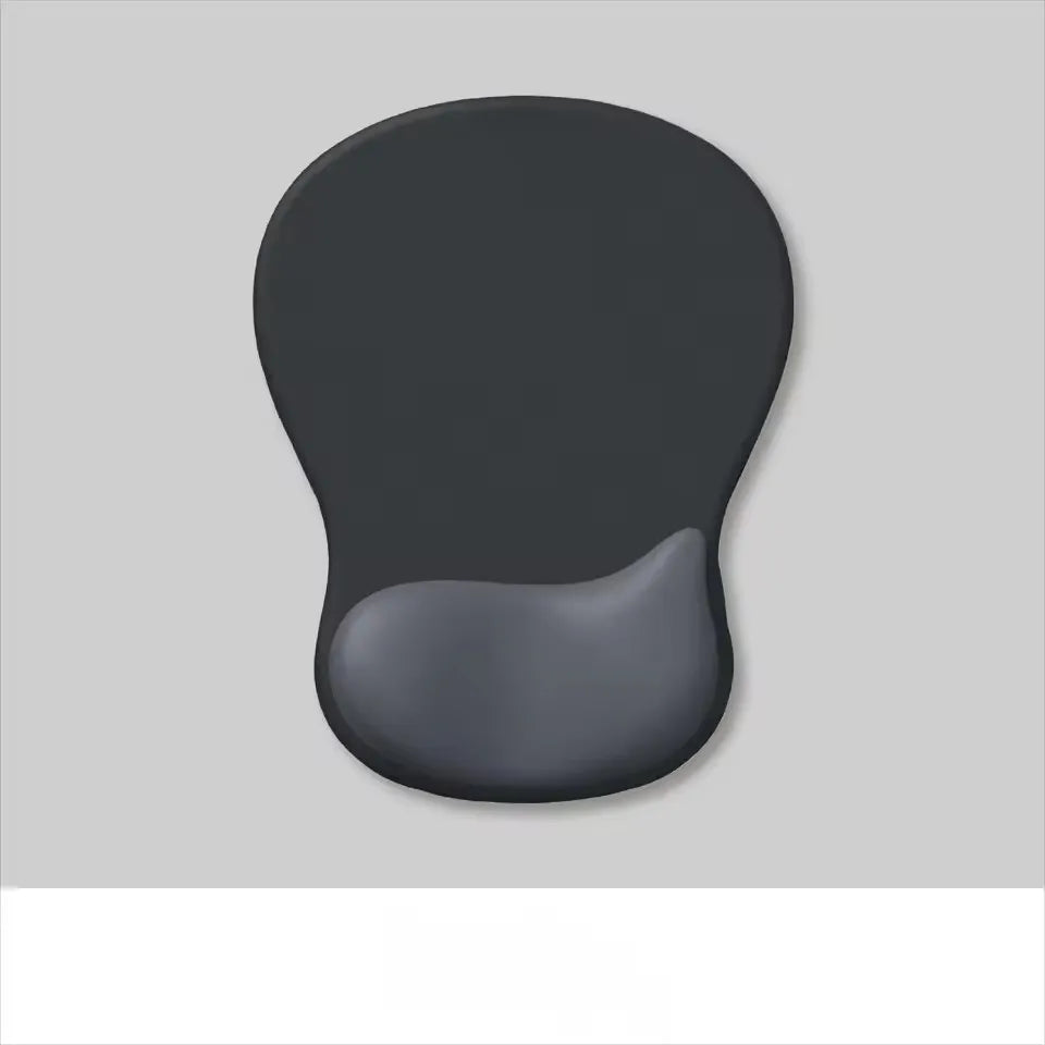 Ergonomic Gel Wrist Rest Mouse Pad - Smooth Support with Non-Slip Base