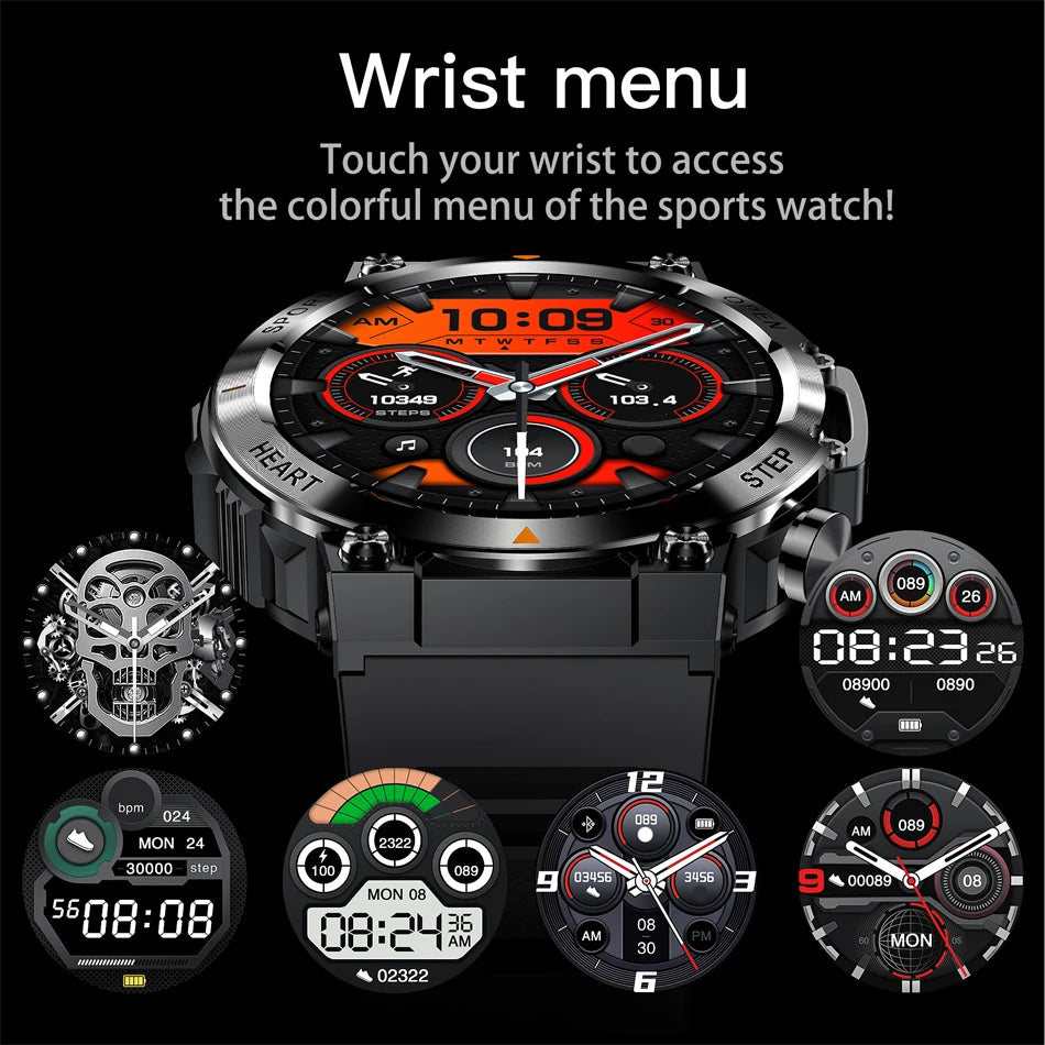 DAORKOW Smart Watch - 1.39" HD display, Bluetooth calling, heart rate tracking