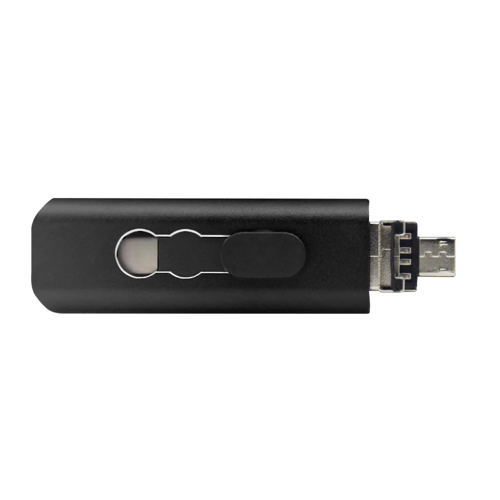 3-in-1 OTG USB Flash Drive - Type-C, Micro USB and USB Storage