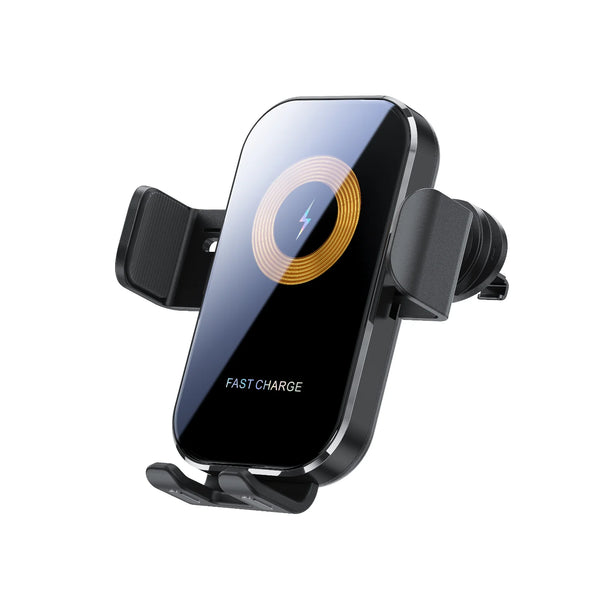 15W Wireless Car Charger Mount - 15W charging, smart car mount