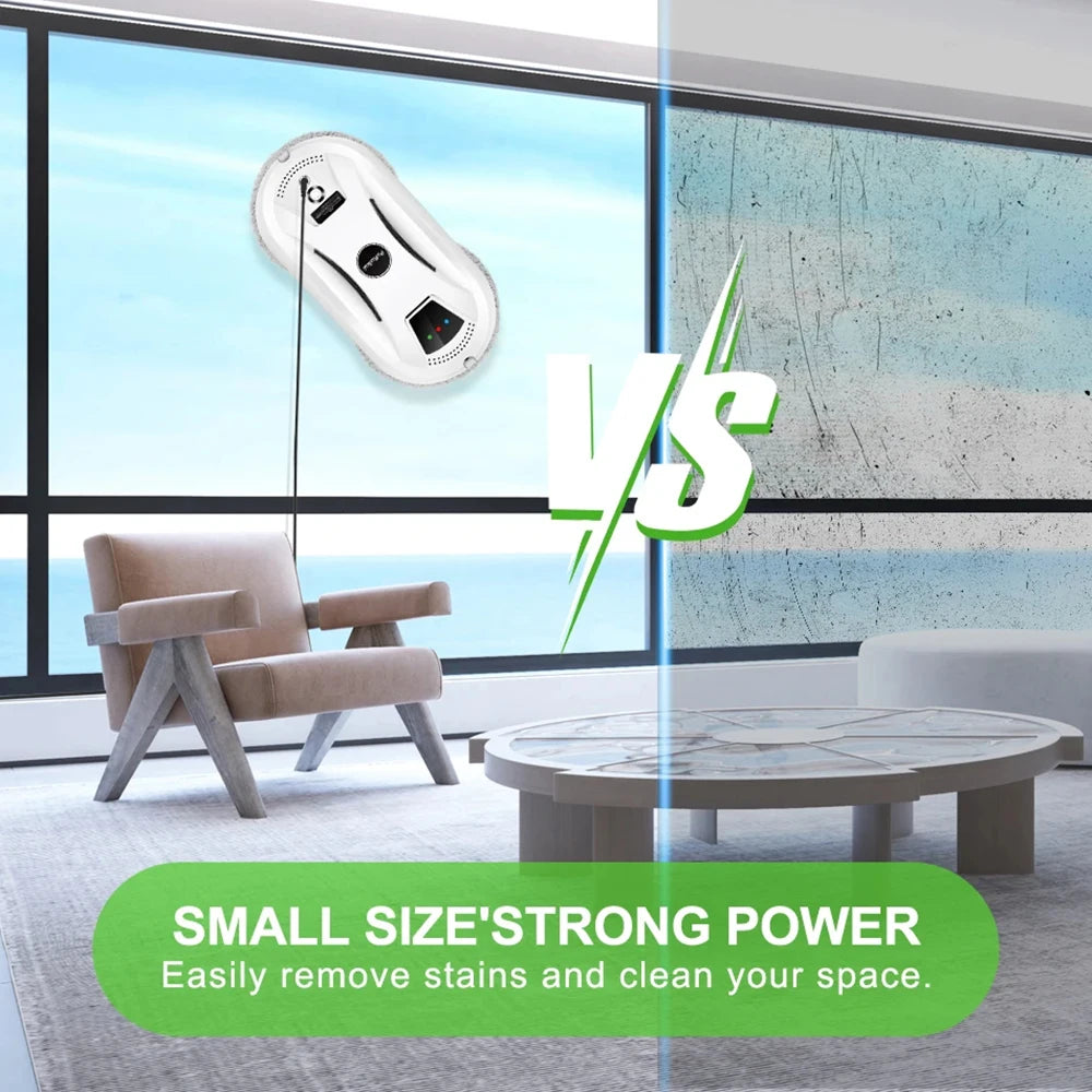 High-Suction Window Cleaning Robot - Remote Control Anti-Fall Cleaner