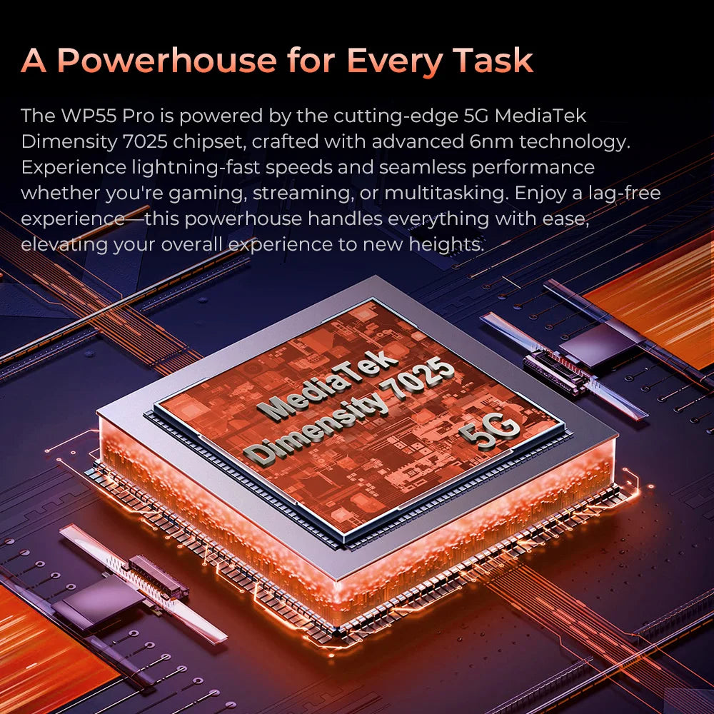 Oukitel WP55 Pro 5G Rugged - 6.58" display, 108MP camera and 11000 battery