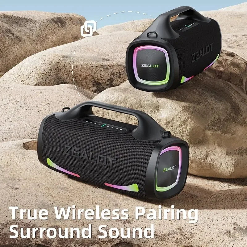 ZEALOT S79 Portable Speaker - Bluetooth 5.3 and 24-Hour Playtime