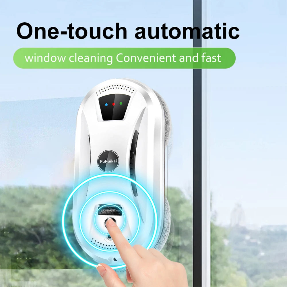 High-Suction Window Cleaning Robot - Remote Control Anti-Fall Cleaner