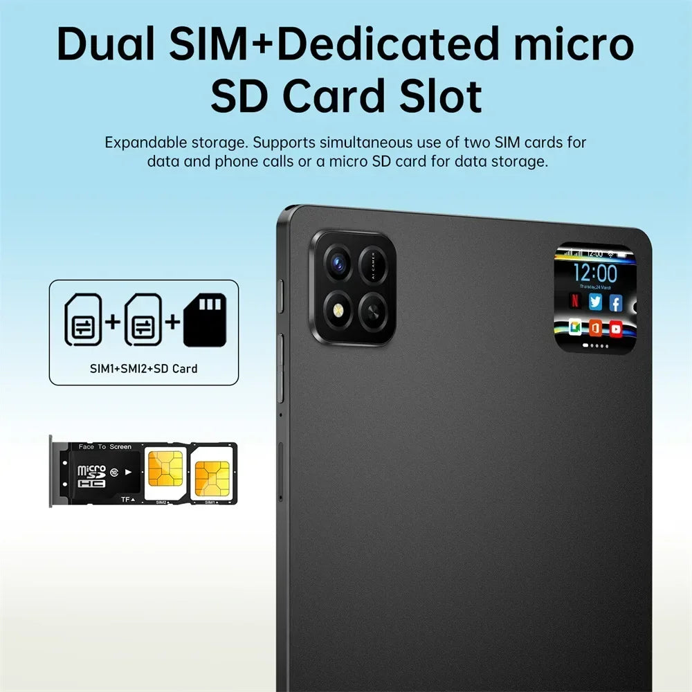 Tablet Protective Case - 10.1" Shock-Absorbing Silicone Cover