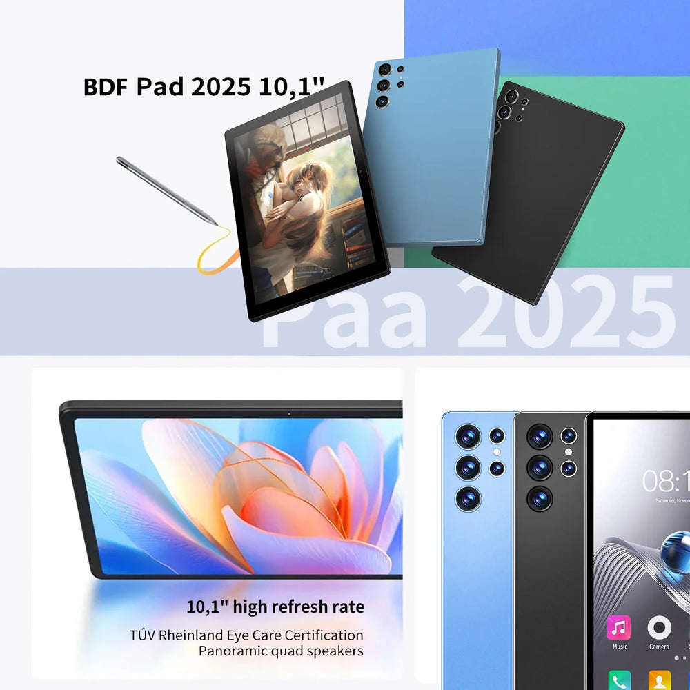 BDF Android Tablet - 10.1" display, 6000mAh and WiFi
