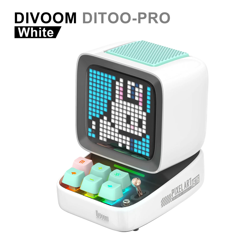 Divoom Ditoo-Pro Bluetooth Speaker - Pixel Art LED Alarm Clock