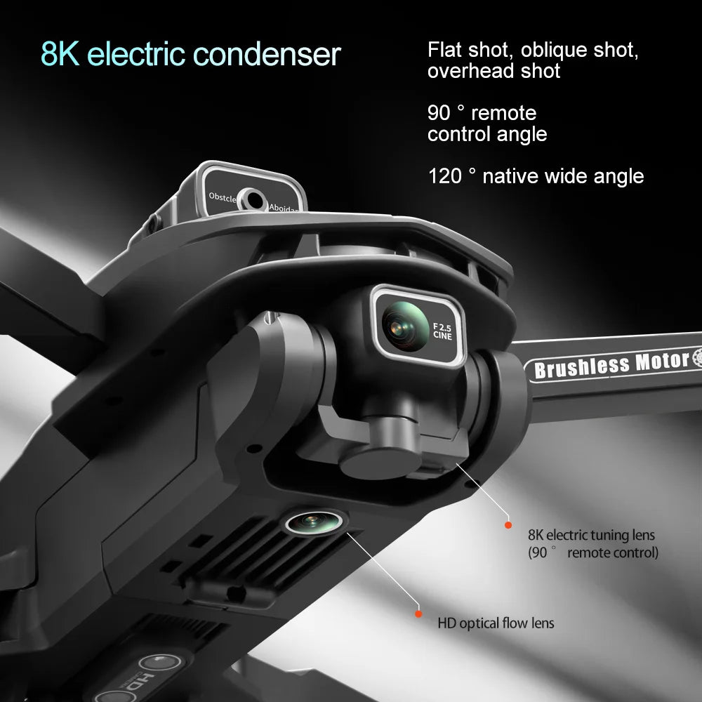 2025 V168 Pro MAX Drone - 8K camera, GPS control and obstacle avoidance