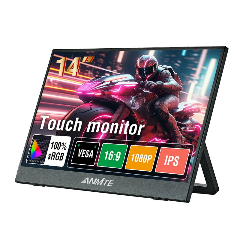 14" Portable Touch Monitor - 14" display, 60 Hz refresh rate