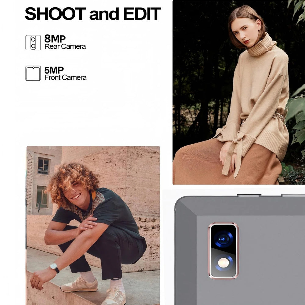 BDF 10.1" Android Tablet - 8GB RAM, 256GB, 4G and WiFi