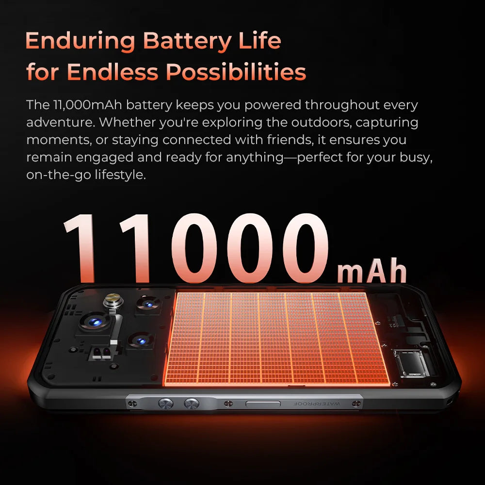 Oukitel WP55 Pro 5G Rugged - 6.58" display, 108MP camera and 11000 battery