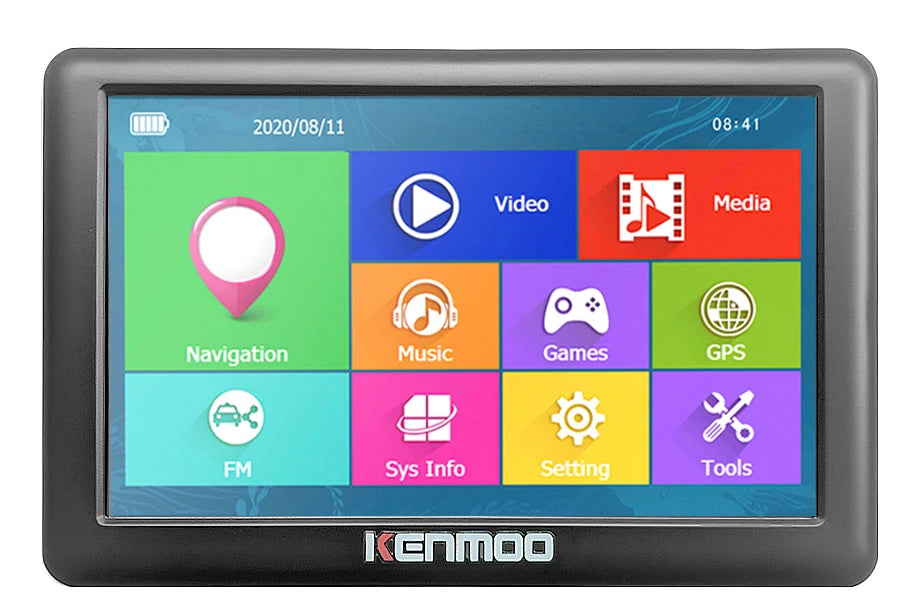 5 Inch HD GPS Navigator - 5" screen and 2026 Maps