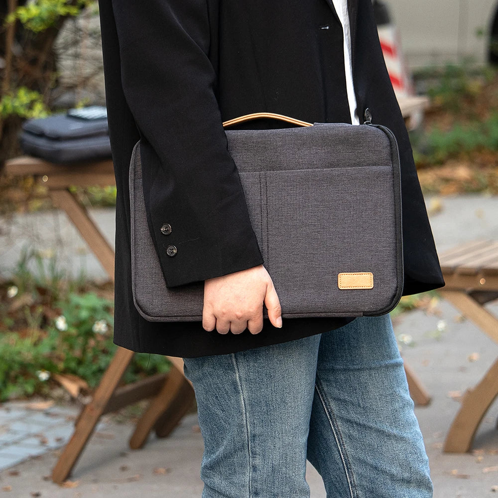 Shockproof Laptop Briefcase - 14-15.6 Inch Compatible Carry Case
