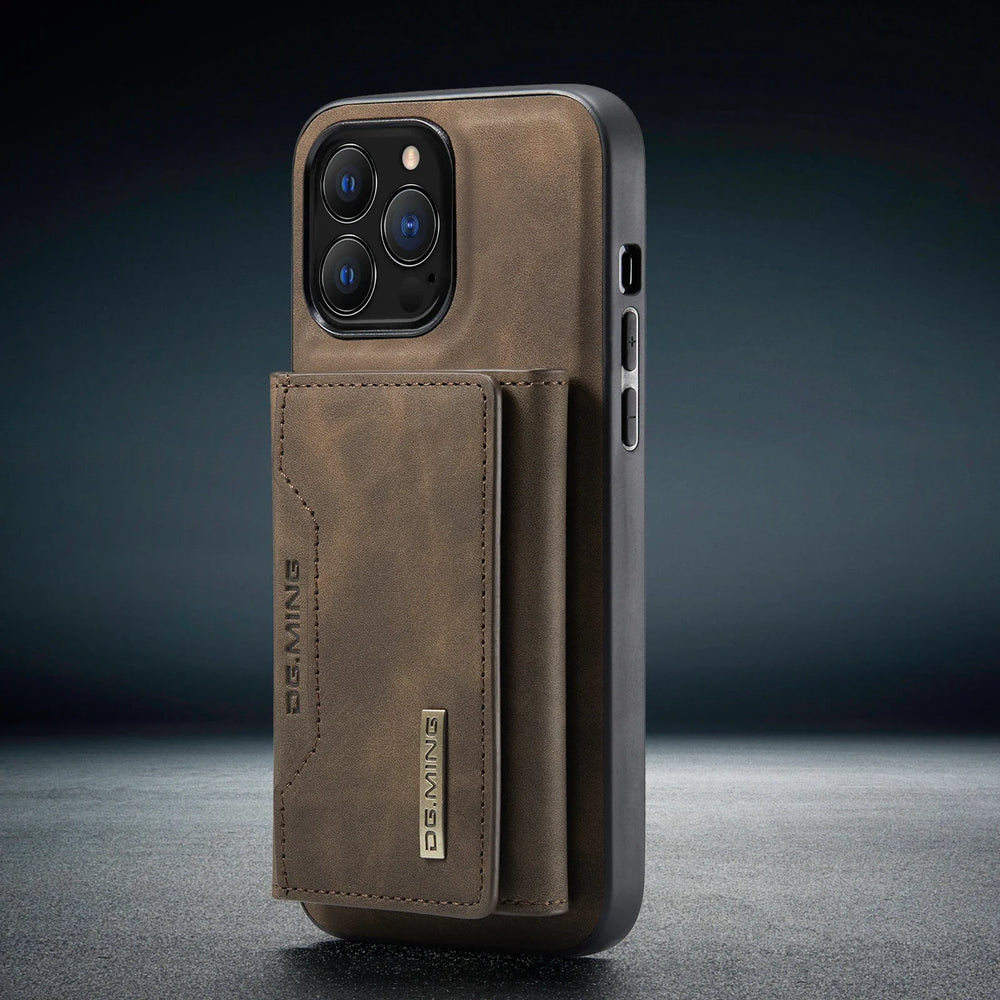 Wallet Phone Case for iPhone - magnetic hold, wallet card slots