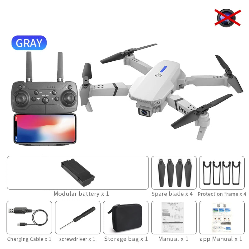 Drone E88 pro RC Drone - 4K camera and 5G WiFi FPV