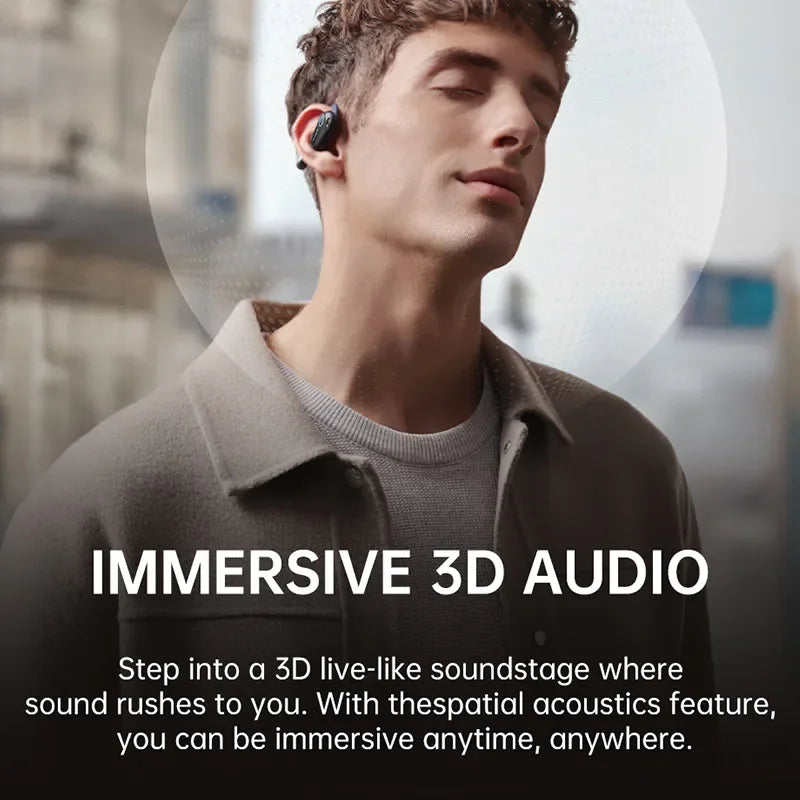 Baseus Bowie MF1/Eli 15i Fit Open-Ear Sport Earbuds - Bluetooth Bluetooth 5.4, 60Hrs playtime and open-ear comfort