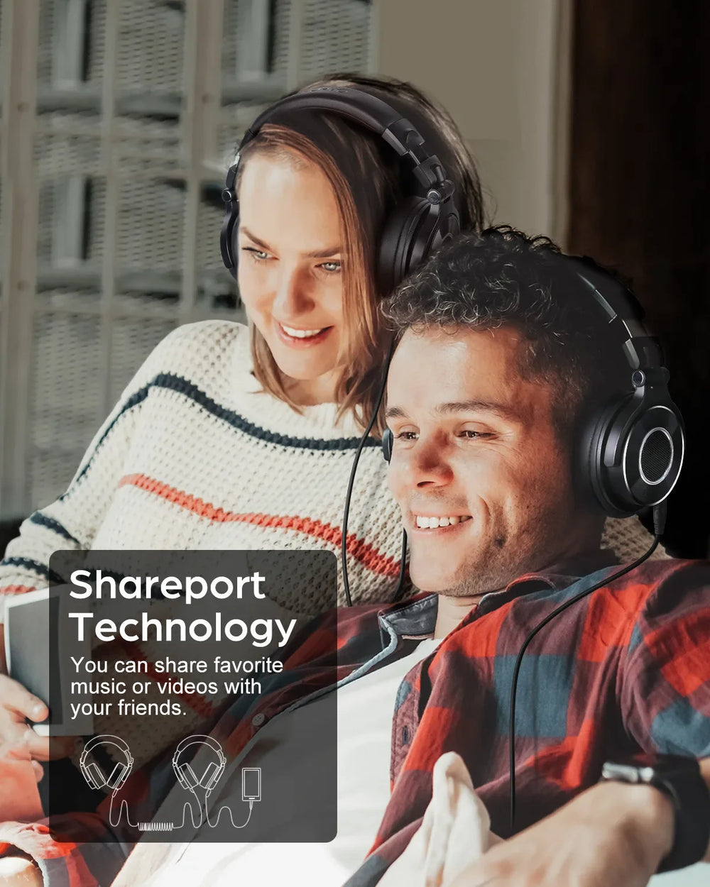 Oneodio Monitor 60 Headphones - wired sound and Hi-Res audio