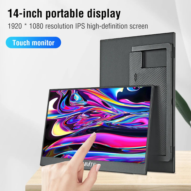 14" Portable Touch Monitor - 14" display, 60 Hz refresh rate