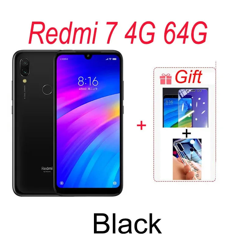 Xiaomi Redmi 7 Smartphone - 6.81" display, 8MP camera