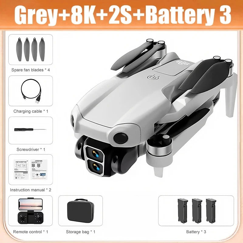 A888 Pro Drone - 4K Dual Camera and 3-Sided Obstacle Avoidance
